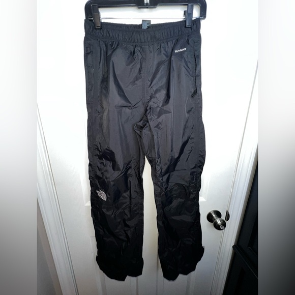 The North Face Boys Large 14 16 Hyvent Nylon Outdoor Hiking Pants Black L - Picture 1 of 13
